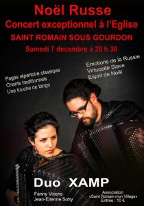 Concert exceptionnel à l’église de Saint-Romain-sous-Gourdon