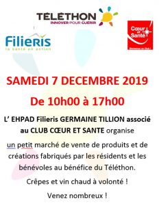 Montceau : Téléthon à Germaine Tillon