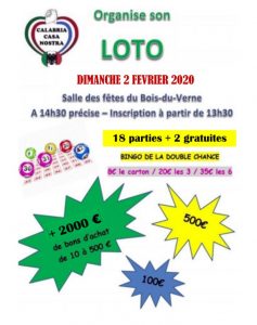 Loto de Calabria Casa Nostra (Sortir)