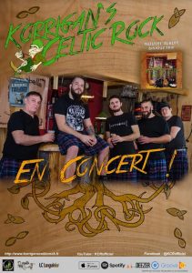« LES KORRIGAN’S CELTIC ROCK » en ouverture du festival Blanzy en Mars