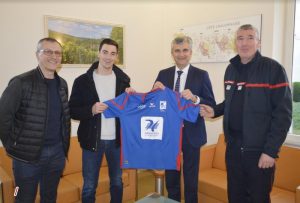 Equipe départementale de foot des pompiers