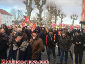 Manifestation contre le projet de réforme des retraites