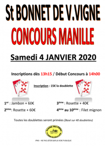 Concours de Manille à Saint-Bonnet-de-Joux