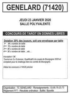 Concours de tarot en donnes libres