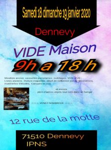 Vide maison à Dennevy