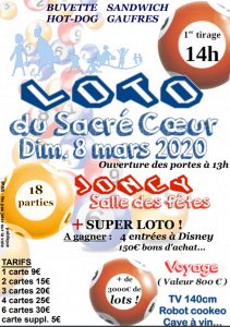 Loto du Sacré Cœur