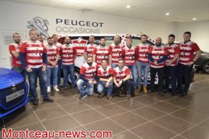 Peugeot remet les clefs du nouveau Minibus du RCMB