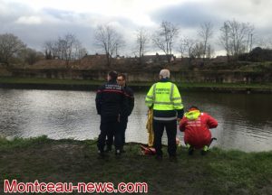 Montceau-les-Mines : Une voiture dans le canal