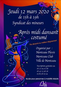 Montceau : Après-midi dansant costumé