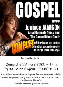 Concert GOSPEL avec Joniece JAMISON