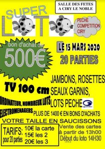 Super loto à Ciry-le-Noble