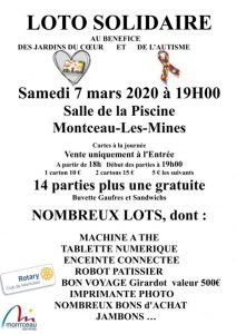 Loto du Rotary à Montceau