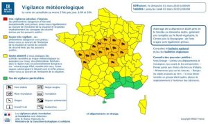 Alerte météo de vigilance orange (Saône-et-Loire)