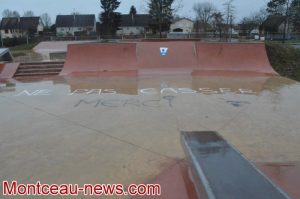 Montceau-les-Mines : Démolition du Skatepark