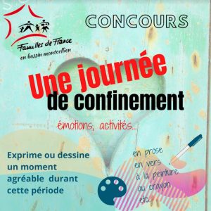 Familles de France en bassin montcellien :  Concours d&rsquo;écriture ou dessin