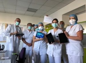 Service COVID-19 de l’hôpital de Montceau-les-Mines
