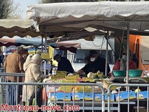 Premier marché depuis le confinement à Montceau