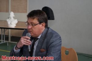 Premier conseil municipal de Blanzy au gymnase de la Verrerie