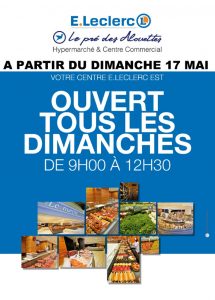 ATTENTION : Votre Centre Leclerc Montceau