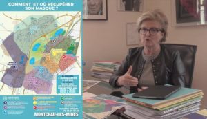 Distribution masques aux Montcelliens