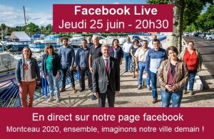 Facebook Live de Montceau 2020 – Energies Citoyennes – La Gauche Unie (Politique)