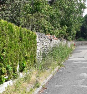 Trottoir rue Mansard (Montceau)