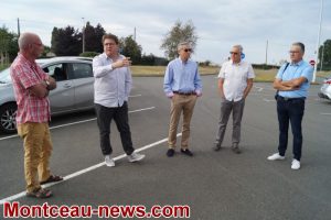 Visite de chantier à Blanzy