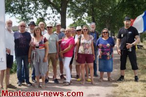 Pique-nique citoyen au bord du canal du centre à St Laurent d’Andenay
