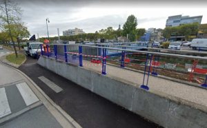 Montceau : accès interdit à la passerelle piétonne
