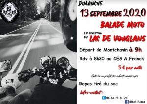 Balade moto au lac de Vouglans (Sortir)