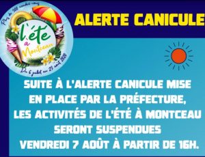L’été à Montceau « suspendu » ce vendredi
