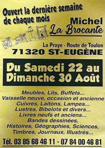 “Michel La Brocante” à Saint-Eugène