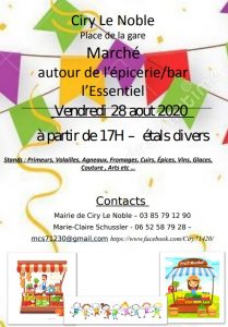 Marché à Ciry-le-Noble