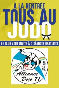 « Judo pour tous, tous au judo à l’Alliance Dojo 71 »