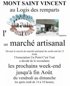 Marché artisanal de Mont-Saint-Vincent (Sortir)