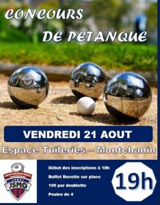 Concours de pétanque (Montchanin)
