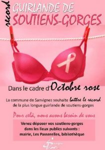 Sanvignes : Octobre rose