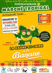 Marché tropical à Montceau