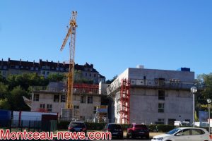 Visite de chantier au Creusot