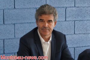 Sénatoriales : Eric Michoux en campagne à Montceau-les-Mines