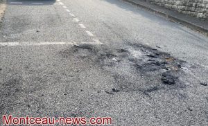 Feu de voiture à Montceau (Faits divers)