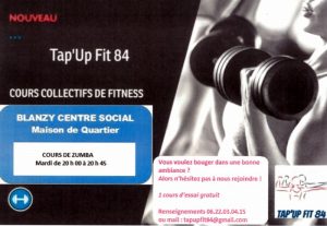 Cours de zumba au Centre social de Blanzy