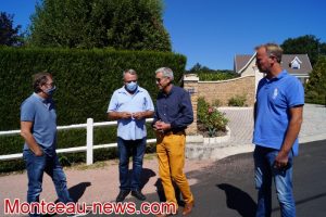 Visite de chantier à Gourdon