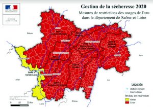 Aggravation de la sécheresse en Saône-et-Loire