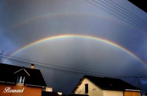 Arc-en-ciel sur le bassin minier