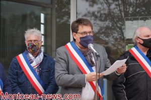 Hommage à Samuel Paty à Blanzy