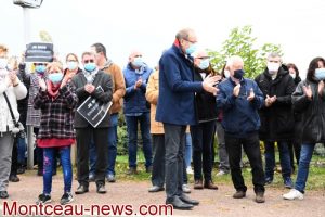 Sanvignes : devant le collège R. Vailland