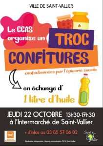 Saint-Vallier : Troc confitures