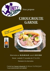 Sortir – Choucroute garnie de Unity N’Dance (Blanzy)