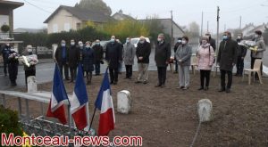 Commémoration du 11 novembre à Saint Bérain-sous-Sanvignes – Bois du Verne